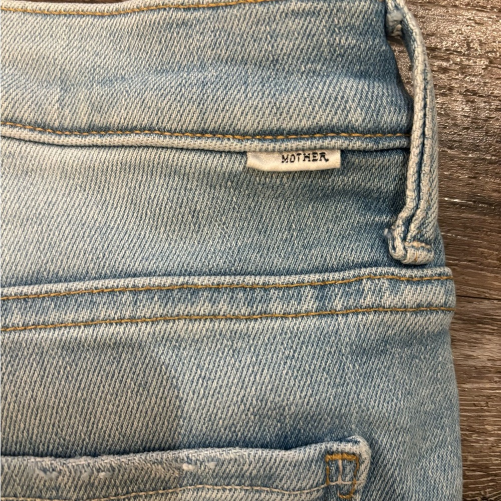 MOTHER Light Blue Flare Jeans - Picture 7 of 7